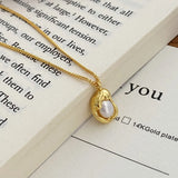 925 Silver Pearl Choker Necklace Women's Jewelry