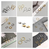 925 Sterling Silver Round Bead Hoop Earrings for Women