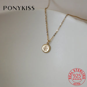 925 Silver Rose Flower Choker Necklace Romantic Gift