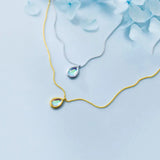 Romantic Zircon Choker Necklace for Women Anniversary Fine Jewelry