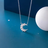 Romantic Zircon Choker Necklace for Women Anniversary Fine Jewelry