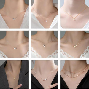 Romantic Zircon Choker Necklace for Women Anniversary Fine Jewelry
