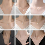 Romantic Zircon Choker Necklace for Women Anniversary Fine Jewelry