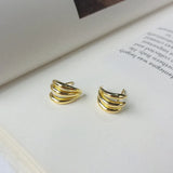 925 Sterling Silver Spiral Hoop Earrings Fine Jewelry