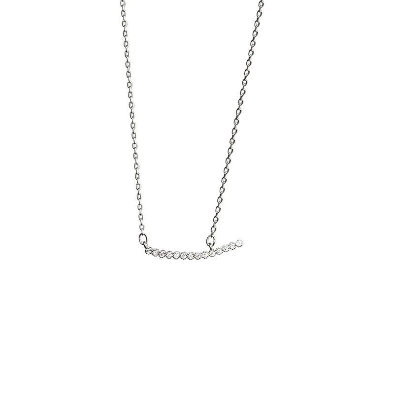 925 Silver Zircon Choker Necklace 14K Fine Jewelry