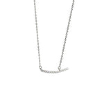 925 Silver Zircon Choker Necklace 14K Fine Jewelry