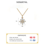 925 Silver Zircon Choker Necklace Hiphop Fine Jewelry