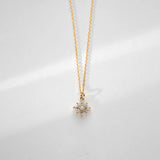 925 Silver Zircon Choker Necklace Hiphop Fine Jewelry