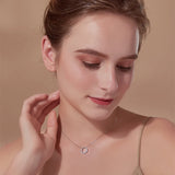 925 Silver Zircon Choker Necklace for Women