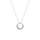 925 Silver Zircon Choker Necklace for Women