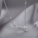 925 Silver Irregular Cross Choker Necklace for Women