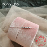925 Silver Heart Zircon Bracelet Romantic Fine Jewelry