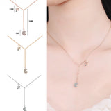 925 Silver Shell Tassel Choker Necklace for Women