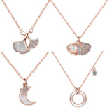 925 Silver Shell Tassel Choker Necklace for Women