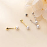 925 Silver Zircon Spiral Stud Earrings for Gift Party Jewelry