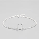 S925 Sterling Silver Plane Stars Eye Bracelet for Woman