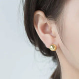 S925 Silver Minimalist Hoop Earrings Women's Jewelry