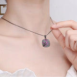 Sterling Silver Zircon Choker Necklace Set