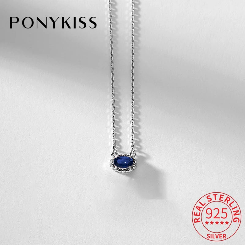 925 Silver Zircon14K Choker Necklace Women's Fine Jewelry