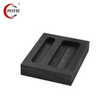 POTIE Graphite Ingot Mold Crucible Moulds for Melting Silver Metal
