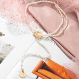 Bohemian Pearl Charm Necklace Chokers Party Jewelry