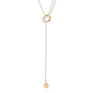 Bohemian Pearl Charm Necklace Chokers Party Jewelry