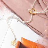 Bohemian Pearl Charm Necklace Chokers Party Jewelry