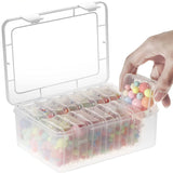 Mini Transparent Jewelry Storage Box with Cover