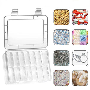 Mini Transparent Jewelry Storage Box with Cover