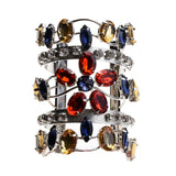 Maxi Bangles Jewelry Wedding Rhinestone Cuff Bracelets
