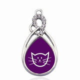 Pretty Kitty Circle Charm DIY Jewelry Accessories for Necklace & Bracelets