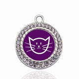 Pretty Kitty Circle Charm DIY Jewelry Accessories for Necklace & Bracelets