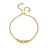 18K Plated/Stainless Steel Bead Bracelets for Women - PSH2959