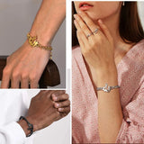 Allah Bracelet Stainless Steel Cuban Link Chain Islamic Bangle Jewelry