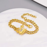 Allah Bracelet Stainless Steel Cuban Link Chain Islamic Bangle Jewelry