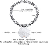 Mens Boys Beads Bracelet Rosary Charm Chains 18K Plated/Silver PSH3470