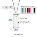Men Diffuser Essential Oil Perfume Locket Pendant Necklace