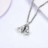 Boxing Glove Pendant Necklace in Silver/18K Gold/Black/Rose Plated