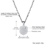 St Michael Archangel 18K Pendant Chain Religious Jewelry Men Gift