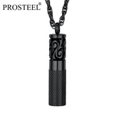 Stainless Steel Perfume Locket Pendant Necklace Essential Oil Diffuser