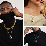 Yin Yang Stainless Steel Necklace Tai Chi Jewelry
