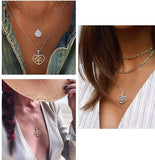 Tree of Life Necklace Heart Plated Family Tree Pendant Chain PSP3542GJ