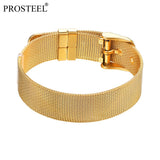 Adjustable Wristband Gold/Black/Silver Chain Business for Him