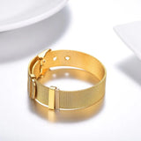 Adjustable Wristband Gold/Black/Silver Chain Business for Him