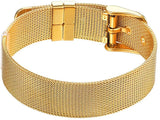 Adjustable Wristband Gold/Black/Silver Chain Business for Him