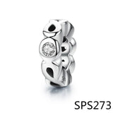 PSW Charms Silver Beads Charm Bracelet Fine Jewelry