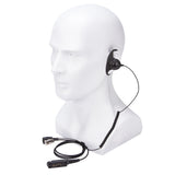 PTT Earpiece Headset Mic for SEPURA STP8000 Series Radios