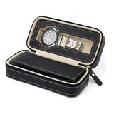 PU Leather Watch Storage Box Bag Portable Display Case