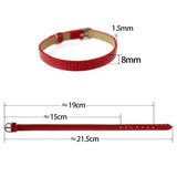 Snake Skin Slide Charms Alphabet DIY Jewelry 50pcs