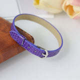 Snake Skin Slide Charms Alphabet DIY Jewelry 50pcs